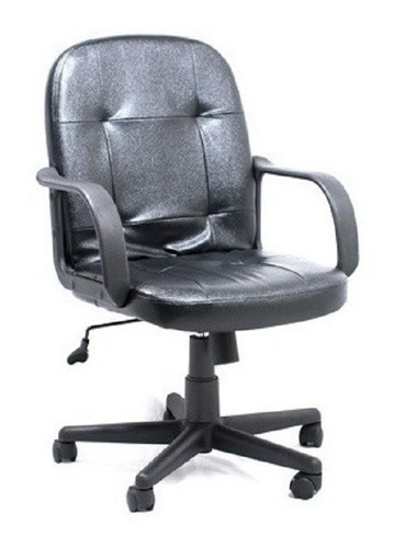 Silla Gerencial Negra Simil Cuero Am160gen27