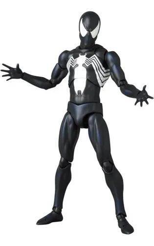 Mafex #147 Spider-man Black Costume -figura Original Medicom Mafex #147 Spider-man Black Costume -figura Original Medicom