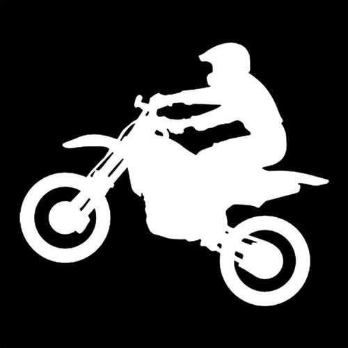 Adesivo De Parede 43x50cm - Moto E Motociclista Sombra Autom