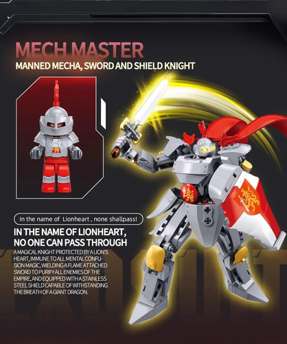 Bloques De Construcción Robóticos, Modelo Mecha, Articulacio