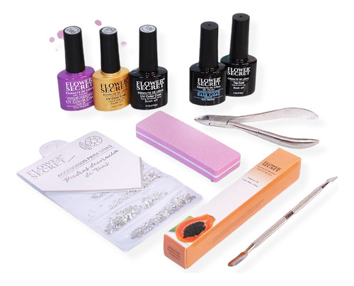 Kit Inicial Para Esmaltado Permanente De Uñas