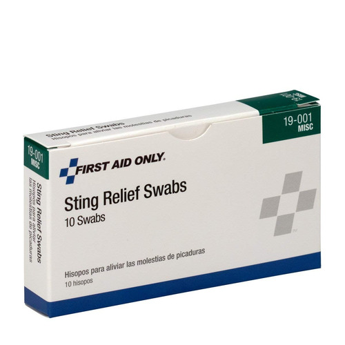 Pac-kit De Primeros Auxilios Sólo 19-001 Sting Relief Swab (