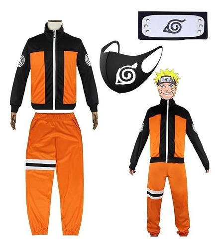 Disfraz De Naruto Uzumaki Para Niños Y Niñas