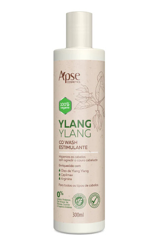 Co Wash 300ml Ylang Ylang - Apse Cosmetics Estimulante