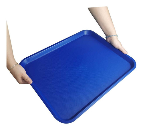 Imagen 4 de 9 de Combo 3 Charolas Restaurantera Alimentos Bandeja 14x18 PuLG.