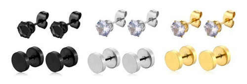 Juego Pendientes Colgantes Acero Inoxidable Moda Comodidad