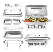 Comprar Bufetera Ollas Vaporeras Cacerolas Buffet Con 2 Bandejas 11l