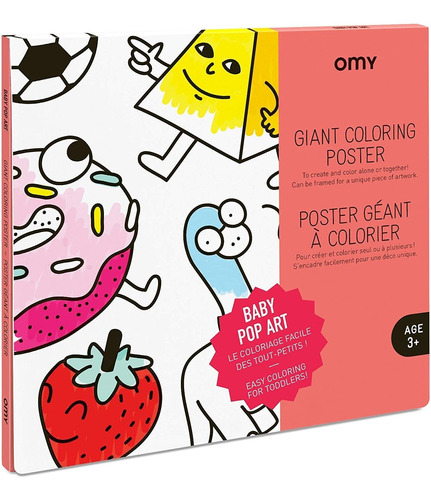 Omy Giant - Póster Para Colorear (39.8 X 28.0 In), Diseño Cr