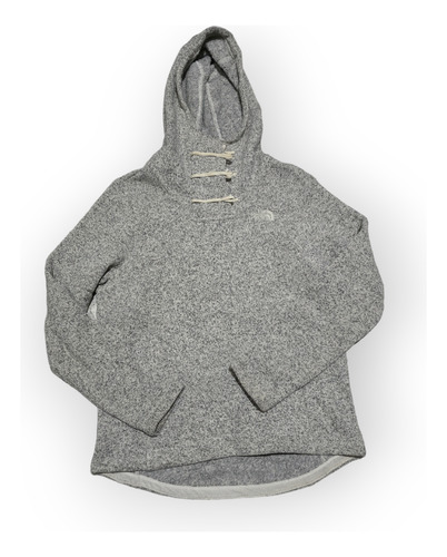 Sudadera The North Face De Mujer Talla Mediana Gris Jaspeado