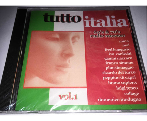 Tutto Italia 60&70 Mina F.bongusto Iva Zanicchi Y Otros Cd