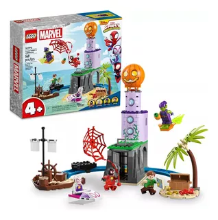 Lego Marvel Team Spidey At Green Goblin's Lighthouse 10790