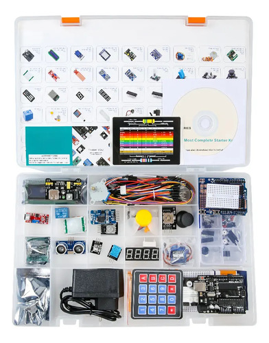 Kit Avançado Componentes Eletrônicos Para Arduino Caixa Nfe