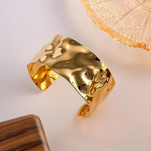 Pulseira De Punho De Ouro Aonklot Para Mulheres, Punhos De