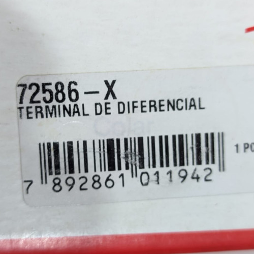 Terminal Cardan Spicer Ford F1000 Vw 6.80/6.90/7.90 72586x