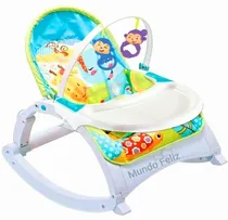 Comprar Silla Mecedora Bebe Recien Nacido Bandeja Vibradora Musical Color Verde Rosado Celeste Gimnasio Piano