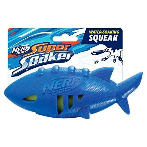 Juguete De Fútbol Para Perro Nerf Dog Shark Con Chirrido Y C