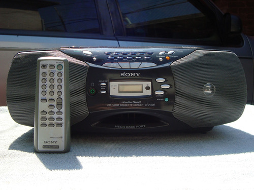 Radiograbadora Sony Cfd-s36 Con Control Remoto.