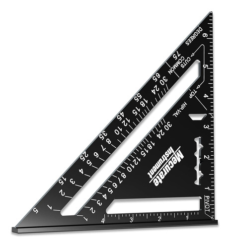 Mecurate Rafter Square - Carpintero Triangular De 7 Pulgadas