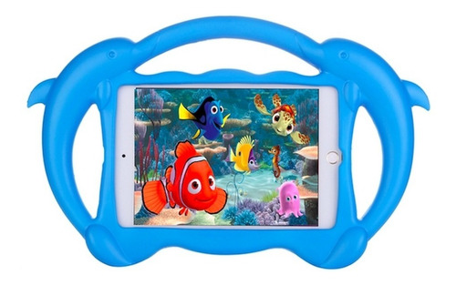 Capa Protetora Infantil Para iPad Mini Golfinho Impacto 