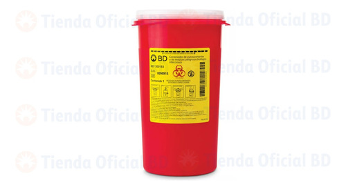 Contenedor Desechable Bd Sharps Collectors 3l- 1 Pieza