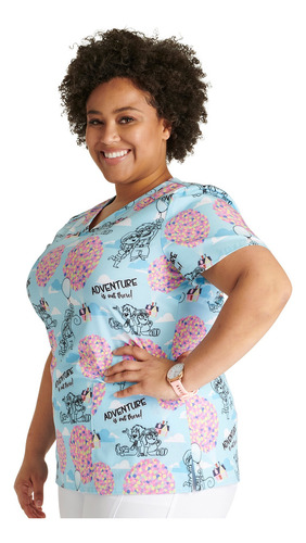 Top Clínico Estampado Mujer, Tooniforms Disney Tf776 Upad