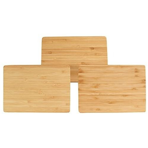 Tablas Bambú Queso X3 - 8  X 5.5  X 0.4