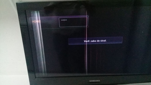 Tv Lcd Samsung32 Con Falla Lineas Verticales Sin Control Rem