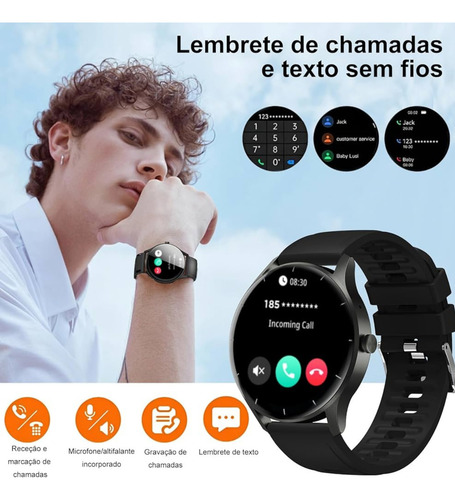 Smartwatch Relógio Inteligente À Prova D'água Com 2 Pulseiras Inclusas Tela 1.28 Smartwatch Zw02 Da Super Fast Acessórios É Ideal Para Quem Busca Tecnologia E Praticidade No Dia A Dia.