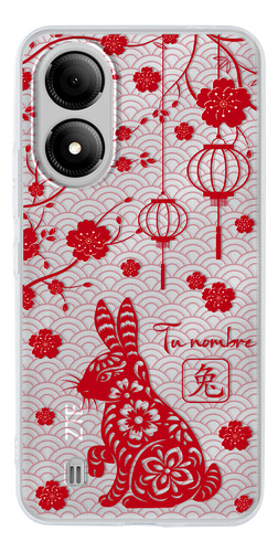 Funda Para Zte Horóscopo Chino Conejo Con Tu Nombre