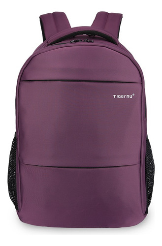 Mochila Tigernu Ejecutiva Para Notebook Morado T-b3032c