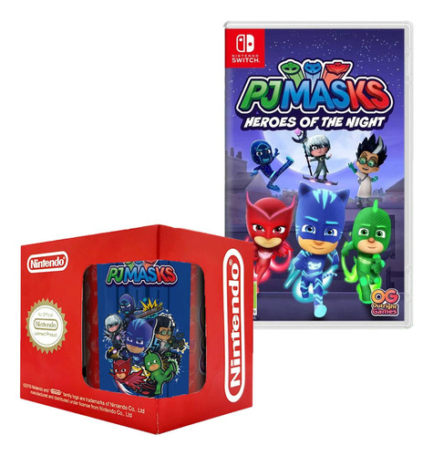 Pj Masks Heroes De La Noche Nintendo Switch  Y Taza 1