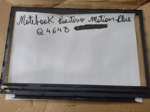 Moldura Frontal Da Tela Notebook Positivo Motion Plus Q464b Cinza-escuro (Usado)