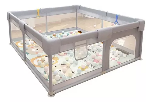 Parque infantil bebe Valla Infantil Puerta de Seguridad de Plástico para  Bebés