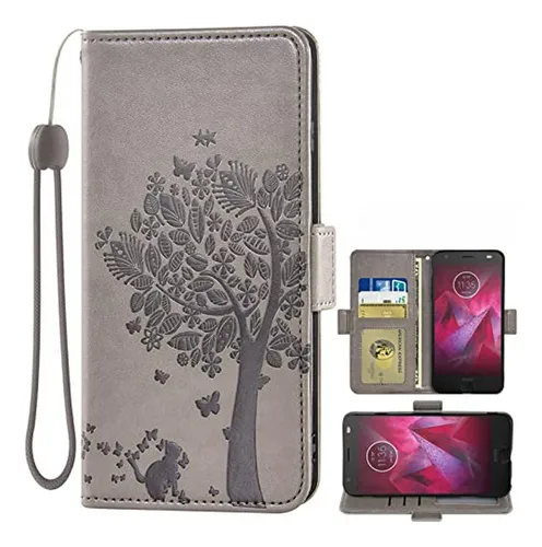 Funda Compatible Con Moto Z2 Force Y Protector De Pantalla D