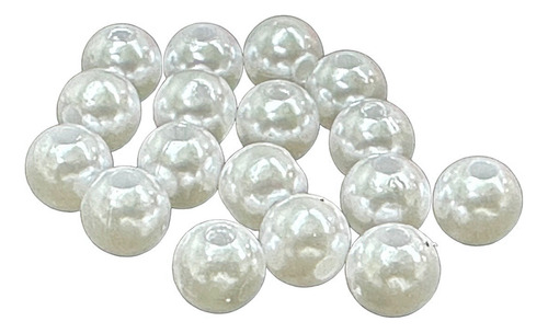 Perla Perlada Blanca, Natural Y Negra 8mm + Oferta! 100 Unid