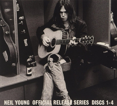 Neil Young - Discos de lançamento oficial da série 1-4 - Caixa 4 de CDs