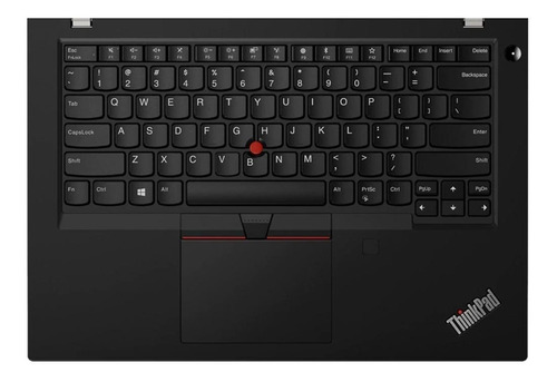 Imagen 3 de 7 de Laptop Lenovo ThinkPad L490 negra 14", Intel Core i5 8265U 8GB de RAM 256GB SSD, Intel UHD Graphics 620 1920x1080px Windows 10 Pro