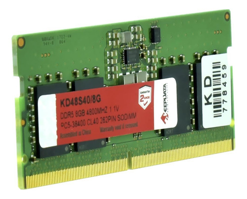 Memoria Note Sodimm Keepdata 8gb 4800mhz Ddr5 Kd48s40/8g