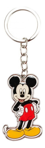 Chaveiro Em Metal Mickey Mouse 6cm Aventura Sobre Rodas Cor Preto