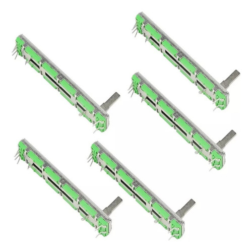 Set 5 Potenciómetro Stereo Deslizante 10k Ohm 103 Consolas