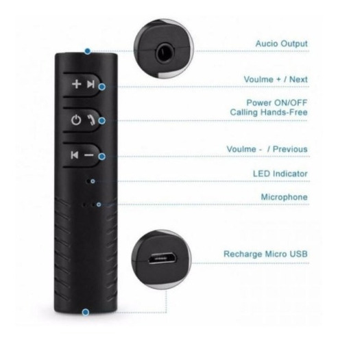 Adaptador Receptor Bluetooth Para Carro, Bocinas, Ect
