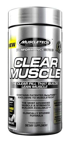 Clear Muscle 184 Capsulas, Muscletech - Hmb