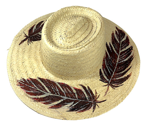 Sombreros Artesanales De Palma Tipo Cubano Costurado Unisex
