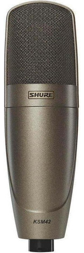 Micrófono Cardioide Condensador Shure Ksm42/sg Color Sable Gray