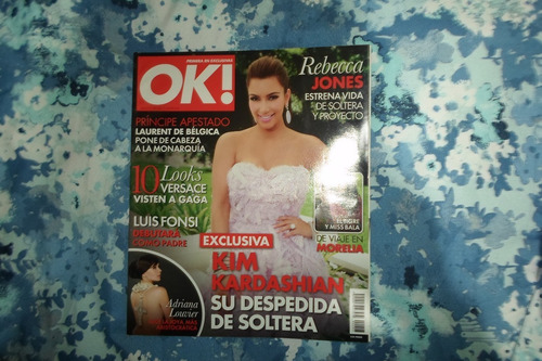 Revista Ok! 2011 Kim Kardashian Y Lady Gaga 