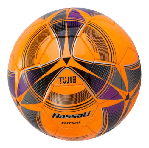 Pelota Futbol Nassau Tuji Nro 4 Futsal Naranja