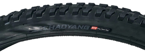 Neumático Chaoyang Skinwall Rim para bicicleta, 26 x 1.95, bicicleta de montaña Cravo, color negro