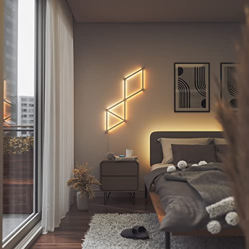 Nanoleaf Lines Wifi Smart Rgbw, 16 Millones De Colores, Regu