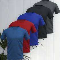 Comprar Kit 5 Camisetas Dry Fit Masculina Academia Corrida Leve