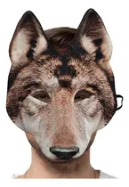 Comprar Máscara Facial Para Fiesta, Máscara Aterradora, Máscara De Lobo Para Halloween, Máscara De Animal